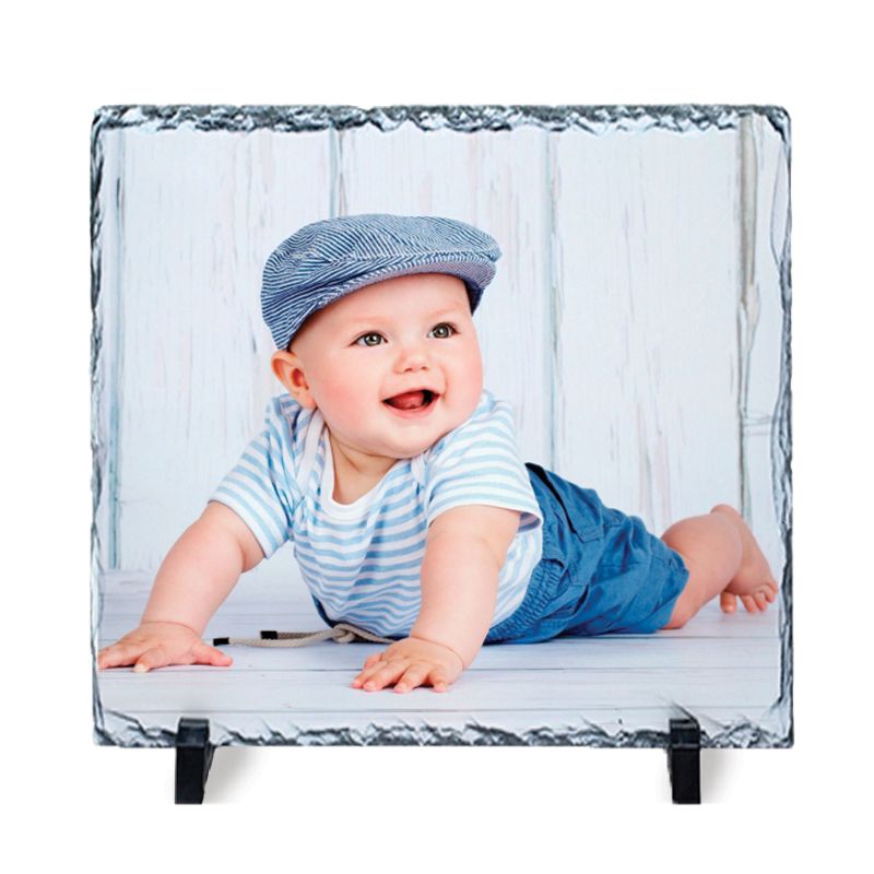 Personalized photo slate | Square 30 x 30 cm Personalized photo slate | Square 30 x 30 cm