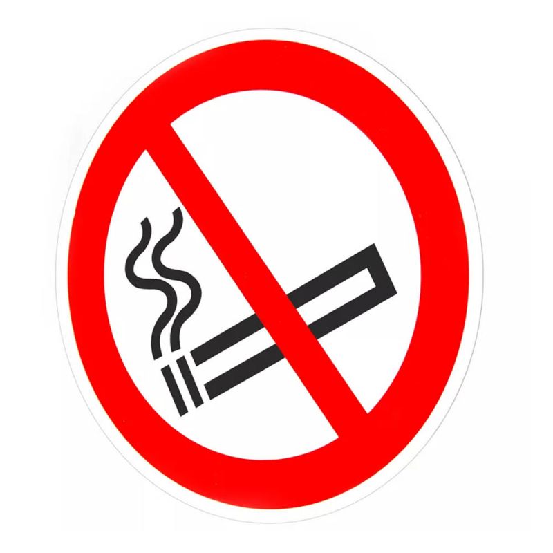 Panneau magnétique disque aimanté Interdiction de fumer - Signalétique Interdit de fumer