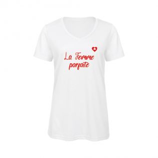 Tee-shirt personnalisable col V | Femme