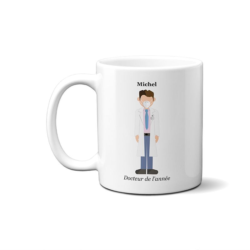 Mug personnalisé avec un prénom Un grand café - La boite à Mug