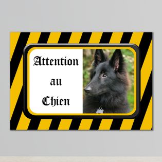 Plaque personnalisée | Attention au chien