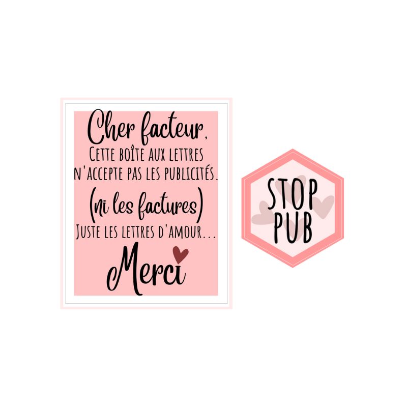 Ad stop sticker for humorous mailbox Ad stop sticker for humorous mailbox