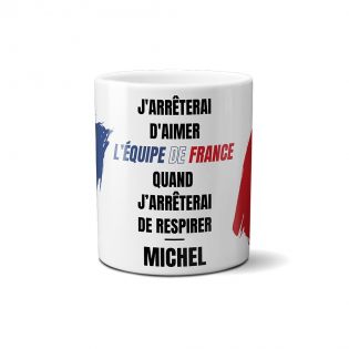 Personalized mug · Supporter of the French team