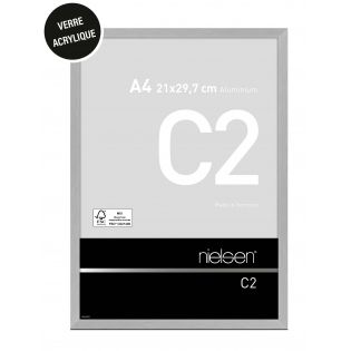 Cadre Nielsen C2 Acrylique Aluminium 40x50 cm