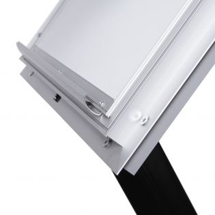 Porte-menu Premium LED Extérieur A3 (2 x A4) Noir