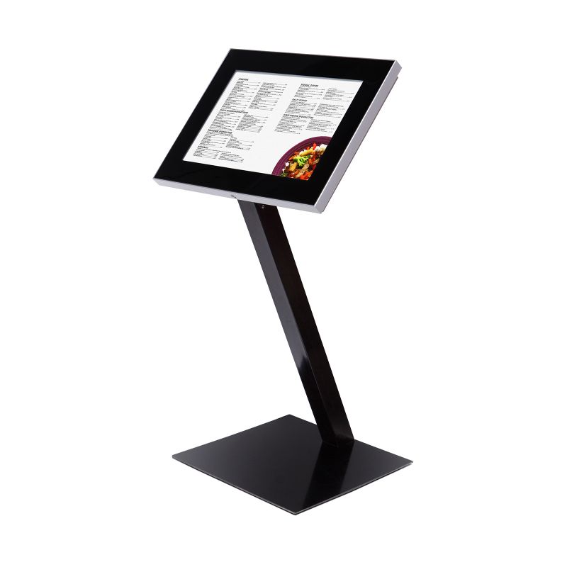 Porte-menu Premium LED Extérieur A2 (4 x A4) Noir