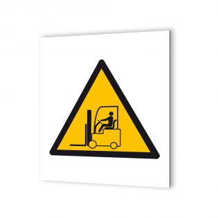 Panneau signalétique - Pictogramme de sécurité en Dibond 20 x 20 cm | Incendie