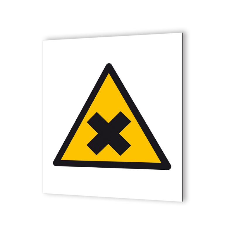 Panneau signalétique - Pictogramme de sécurité en Dibond 20 x 20 cm | Incendie