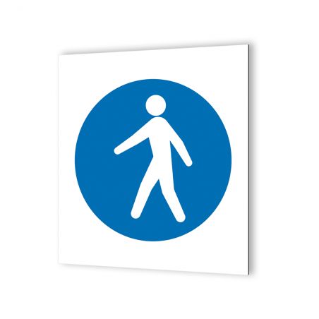 Panneau signalétique - Pictogramme de sécurité en Dibond 20 x 20 cm | Incendie