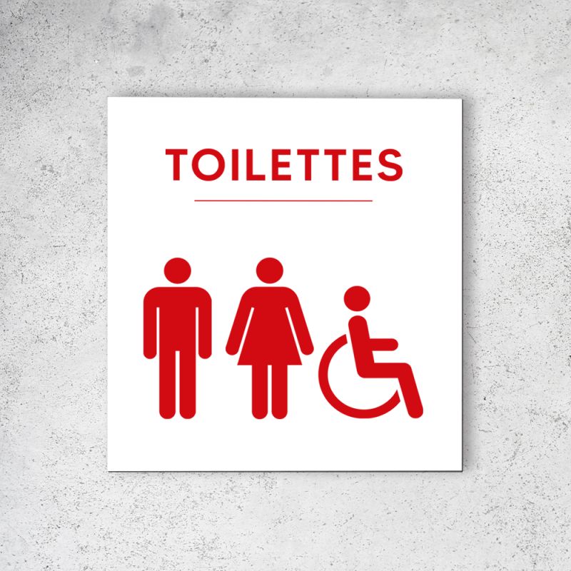 Acheter Pictogramme WC Trio - Decoho | decoho.com