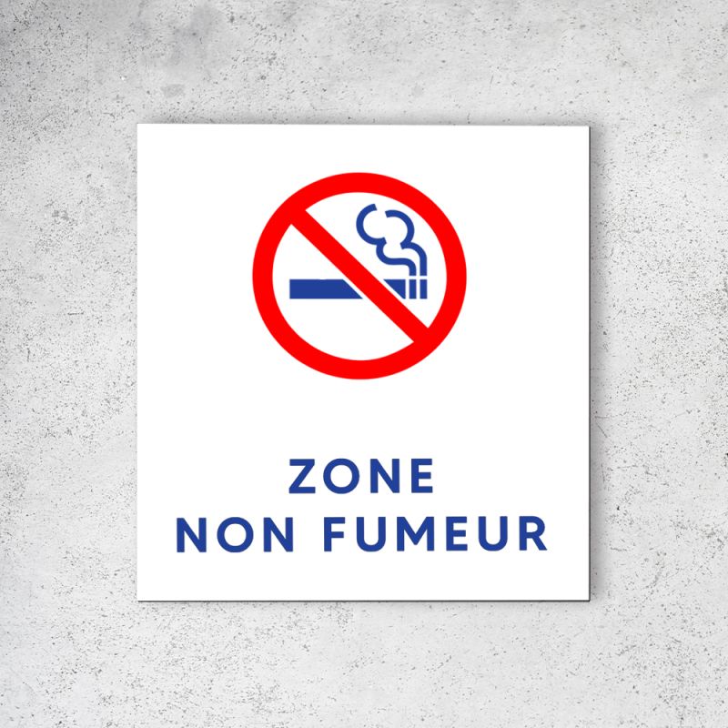 Chapuis Rauchverbots-Schild „Zone Non Fumeur“ – Selbstklebend, Ø 170 Mm, PVC, Für Den Außenbereich