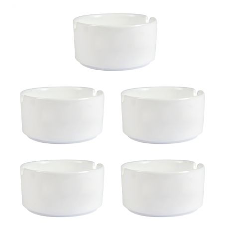 Lot de 5 Cendriers personnalisés avec logo et nom d'enseigne Bar Restaurant Hôtel