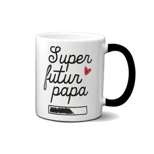 Tasse magique thermoréactive modèle Annonce Grossesse pour Futur Papa Personnalisée