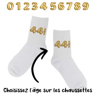 Paire de chaussettes personnalisées · Anniversaire