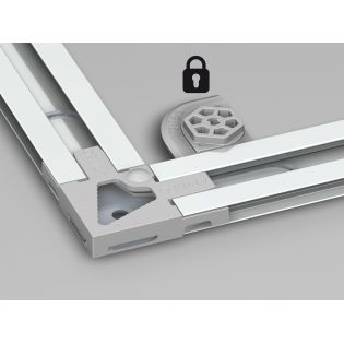 Back Frame Security Clip · 4 clips - 4 chevilles - 4 vis