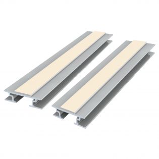 Set 2 rails 344 mm (400mm) : Back Frame Hanging system