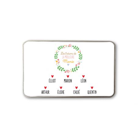 Rectangular box for personalized cakes, tea or coffee