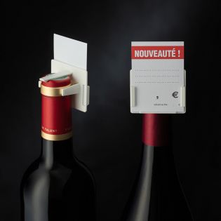 Clips porte-étiquette vins Varivino Poseclip