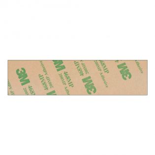 Plaque boite aux lettres personnalisée adhésive au format 100x25mm - Camouflage Rose lettres noires - 1 ligne + sticker stop pub