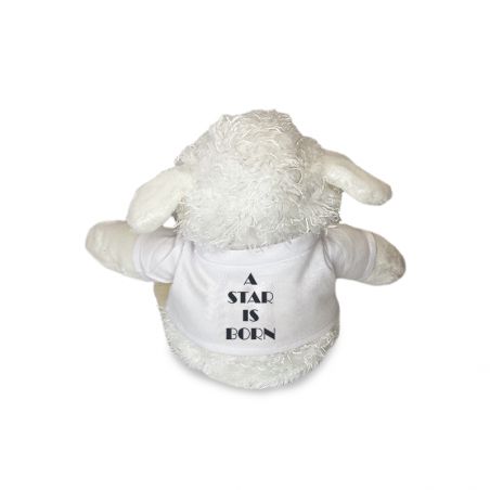 Peluche personnalisée animal pour bébé · A star is born | Mouton