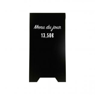 Chevalet trottoir plastique noir