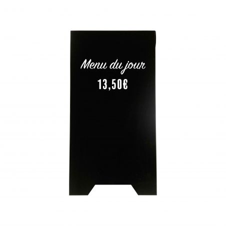 Chevalet trottoir plastique noir