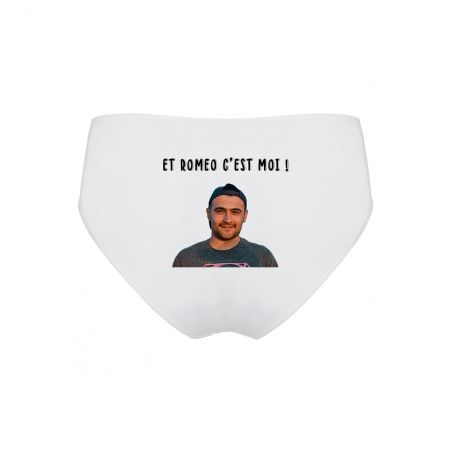 Culotte confort personnalisée texte et/ou photo