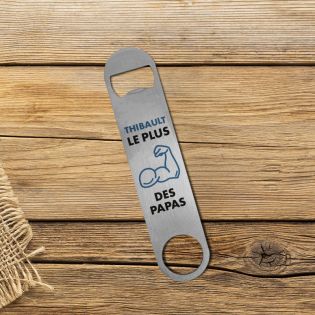 Décapsuleur personnalisé ovale | Le plus fort des papas