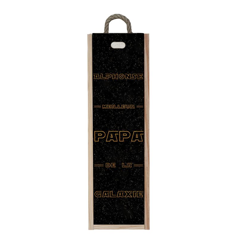 Customizable wine box with plexi lid | Star Wars model (male) Customizable wine box with plexi lid | Star Wars model (male)