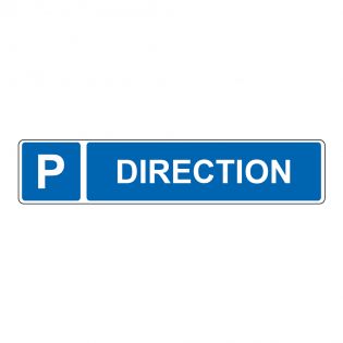 Panneau de signalisation pour parking · Stationnement réservé à la direction · Signalétique extérieure magasin ou entreprise
