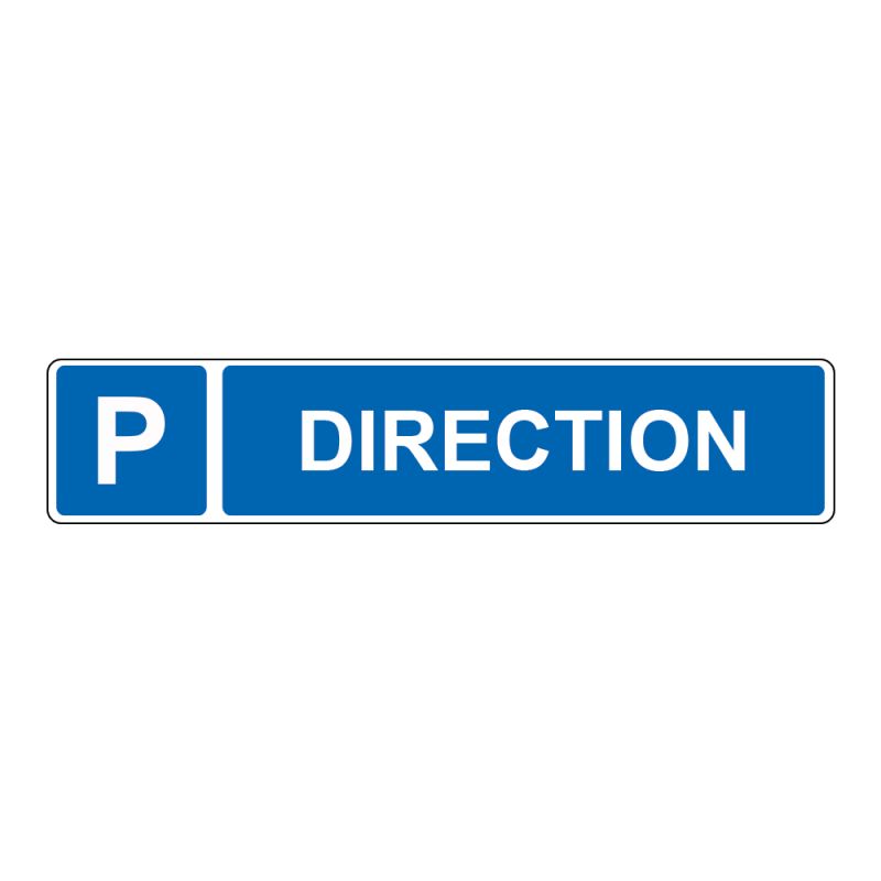 Panneau de signalisation pour parking · Stationnement réservé à la direction · Signalétique extérieure magasin ou entreprise