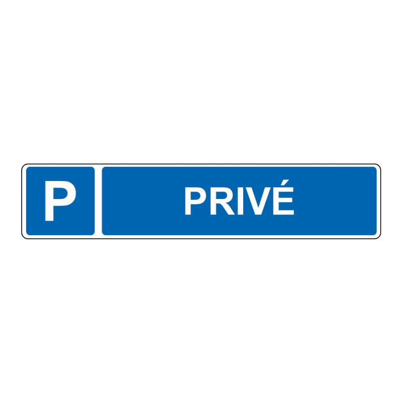 Panneau de signalisation pour parking · Parking Privé · Signalétique extérieure magasin ou entreprise