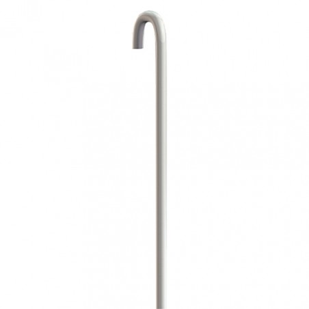 tige ACIER blanc 2 mm pour cimaise
