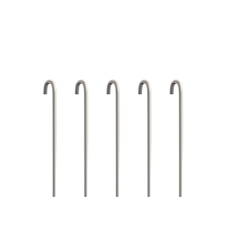 Pack 5 tiges 150 cm ALU Aluminium 2 mm pour cimaise