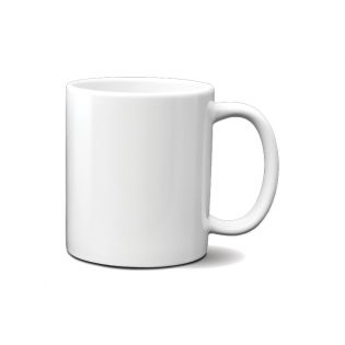 Mug en céramique blanc personnalisé avec Texte et Photo · Cadeau pratique pour amateur de café