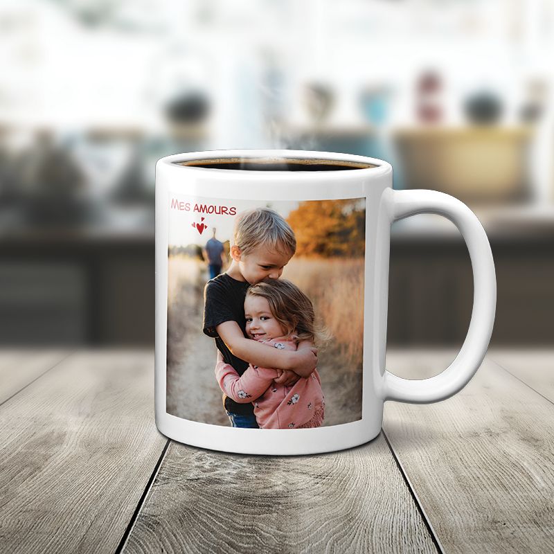 mug à personnaliser avec message, mug en cadeau pour enfants
