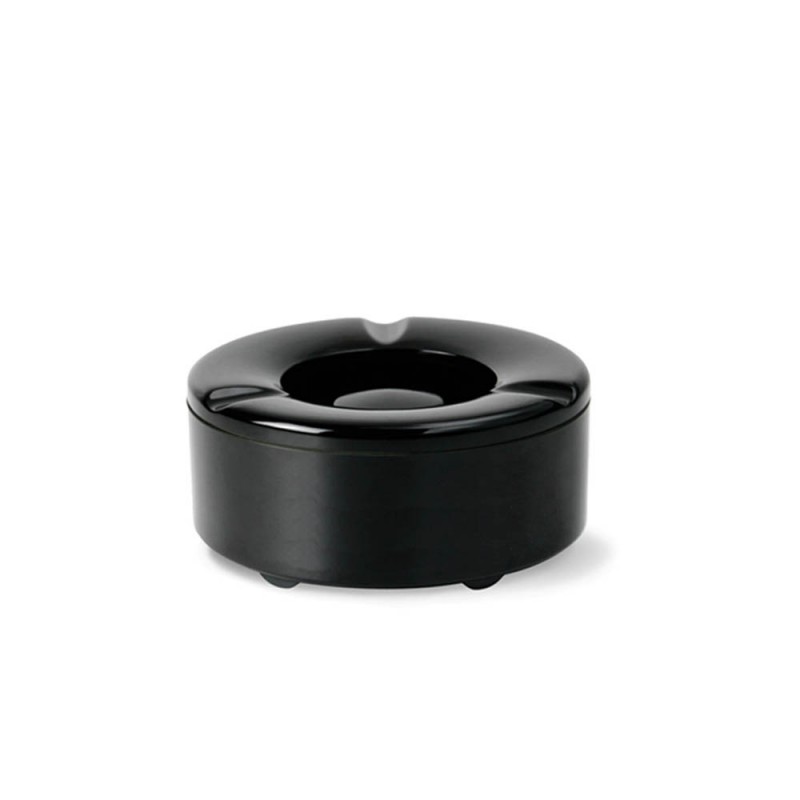 cendrier de table NOIR Anti-vent Ø 10 cm pour bar, restaurant, hôtel -  Cendriers de table - CHR