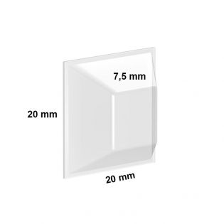 BOLHE - Lot de 10 attaches adhésives 100x100 mm max 6 kg pour intérieur -  Fixation Dibond et miroir : : Bricolage