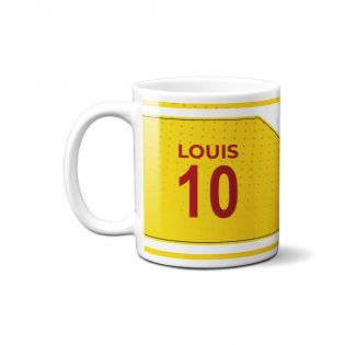 Mug club de football personnalisable avec prénom et numéro · Cadeau fan de foot · Lens
