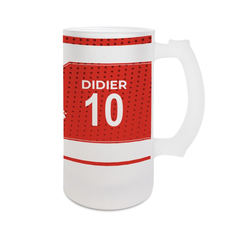 Chope de bière personnalisée · Maillot de Foot Club de Rennes