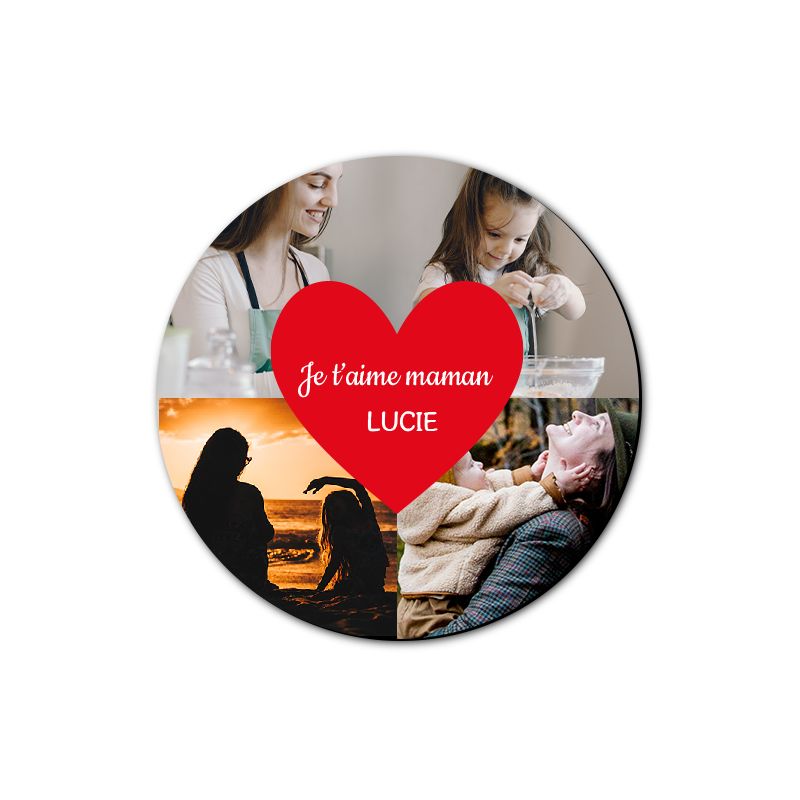 Personalized round mouse pad - Mother's Day Personalized round mouse pad - Mother's Day