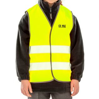 Gilet jaune de sécurité personnalisé | Enfant