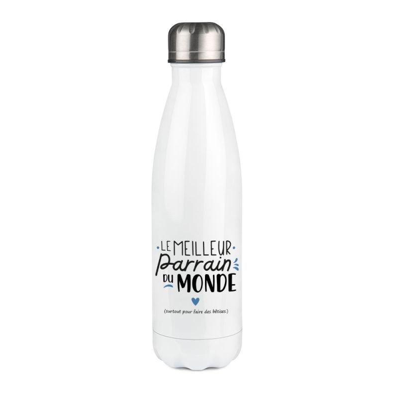 Bouteille isotherme personnalisable photo prénom logo - Inox, 50 cL - Personnalisé en France Bouteille isotherme personnalisable photo prénom logo - Inox, 50 cL - Personnalisé en France