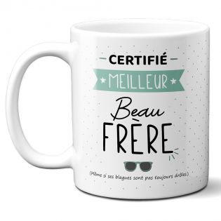 Mug en céramique blanc personnalisé avec Texte et Photo · Cadeau pratique pour amateur de café