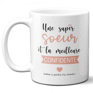 Mug en céramique blanc personnalisé avec Texte et Photo · Cadeau pratique pour amateur de café