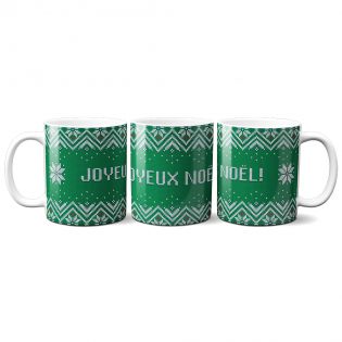 Pack of 3 ugly Christmas mugs - Ideal gift idea for Christmas movie lovers - Cocooning mugs to offer