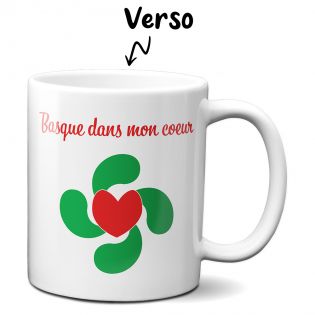 Mug en céramique blanc personnalisé avec Texte et Photo · Cadeau pratique pour amateur de café