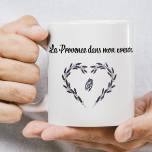 Mug en céramique blanc personnalisé avec Texte| Normandie