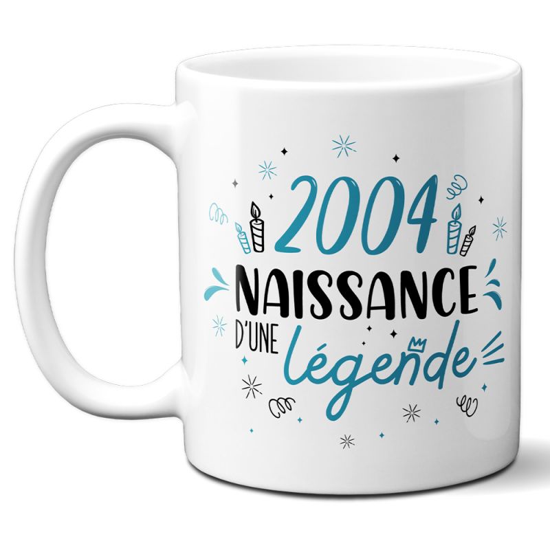 Mug anniversaire 1954 - Naissance d'une légende - 33 cl, céramique - Imprimé en France