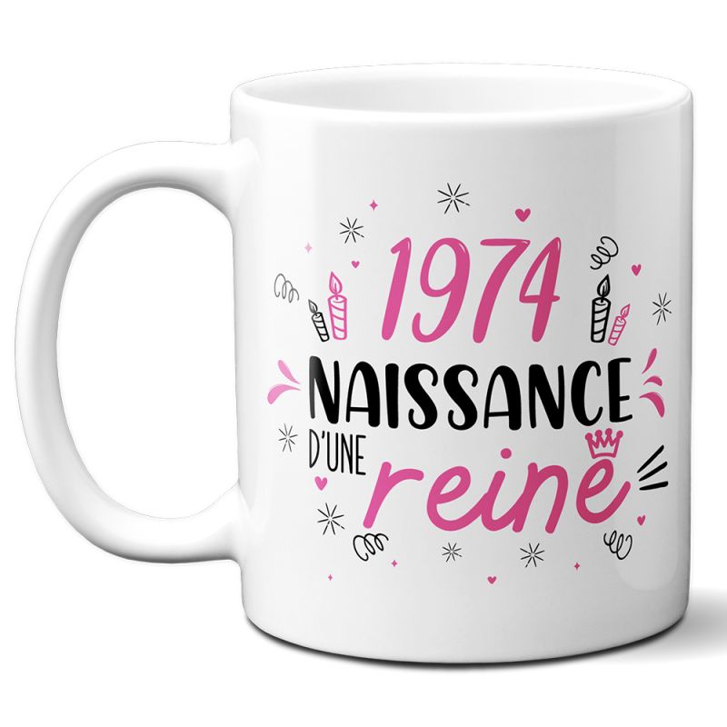 Mug anniversaire 1954 - Naissance d'une légende - 33 cl, céramique - Imprimé en France